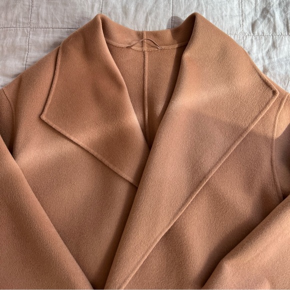 The Curated Wrap Jacket, Camel - Picture 3 of 6